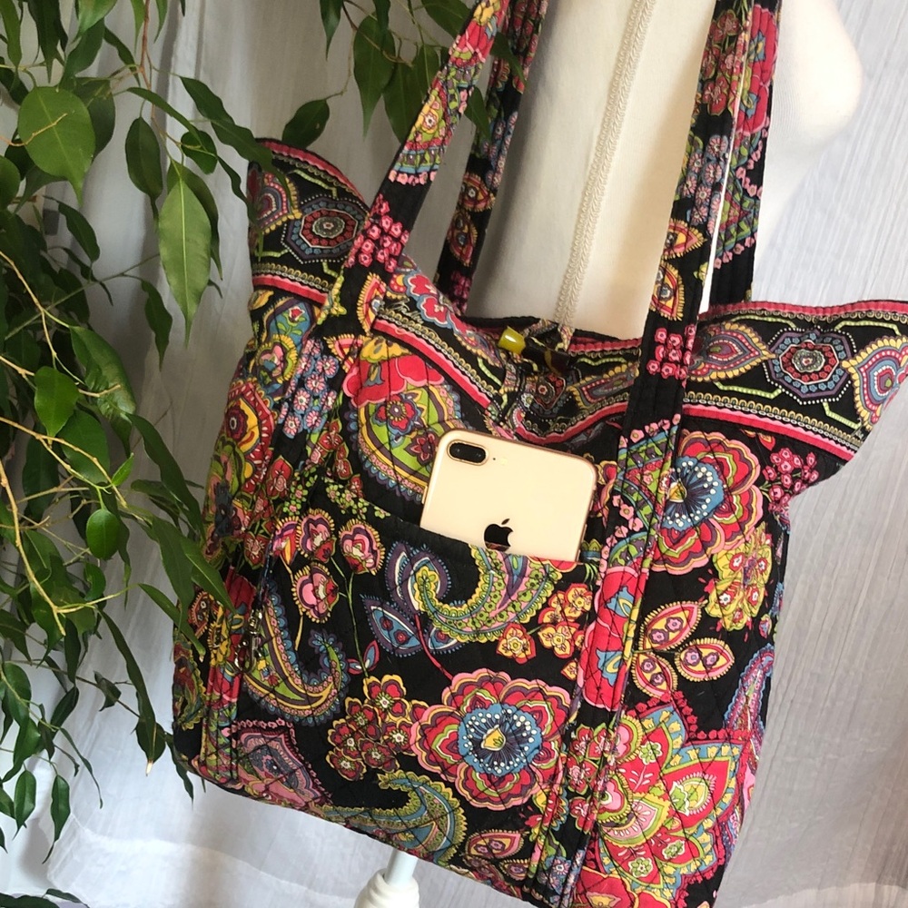 VERA BRADLEY Symphony in Hue extra large tote bag travel bag